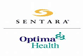 A logo of sentara and optima health